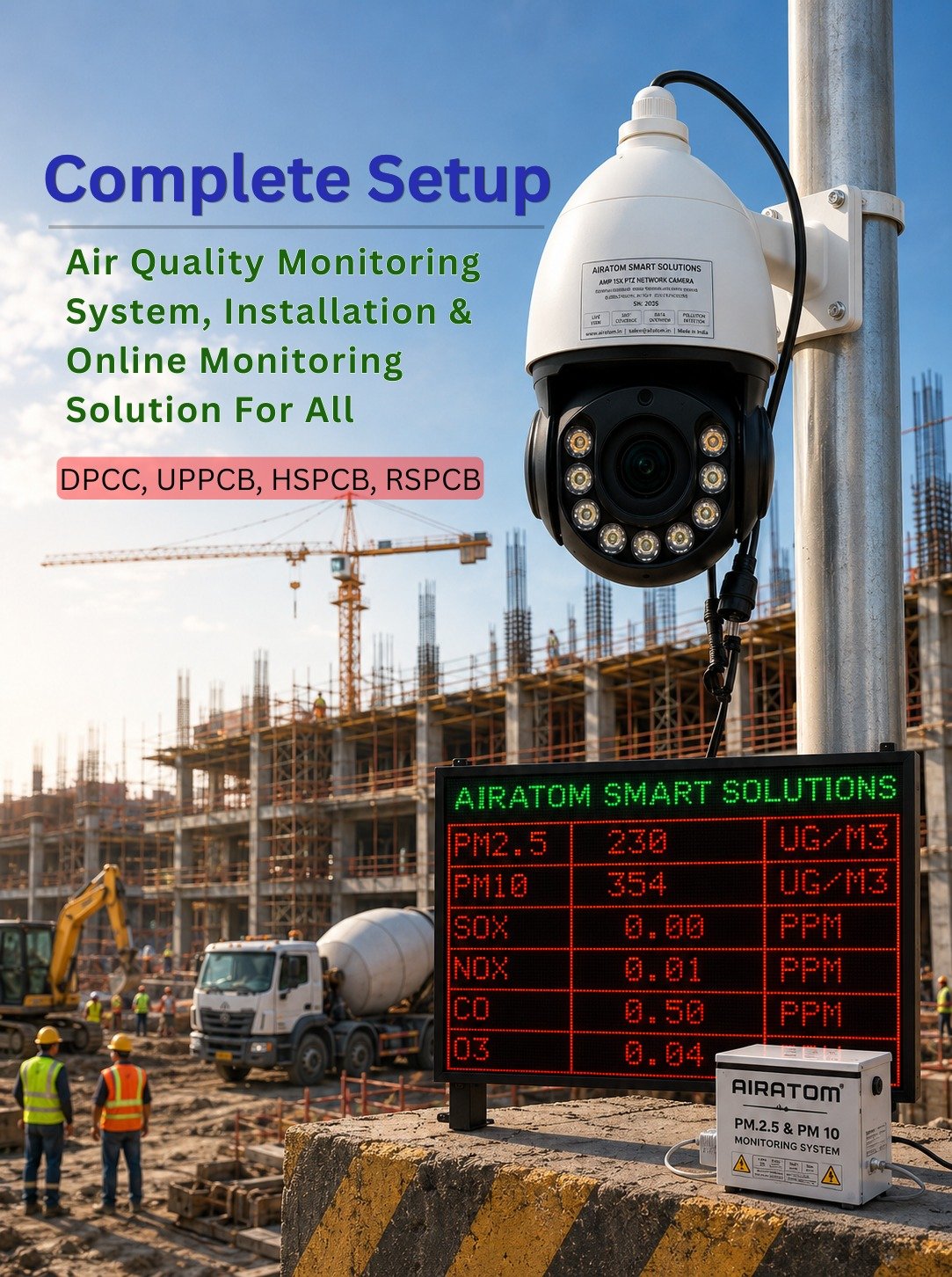 Airatom environmental monitoring system