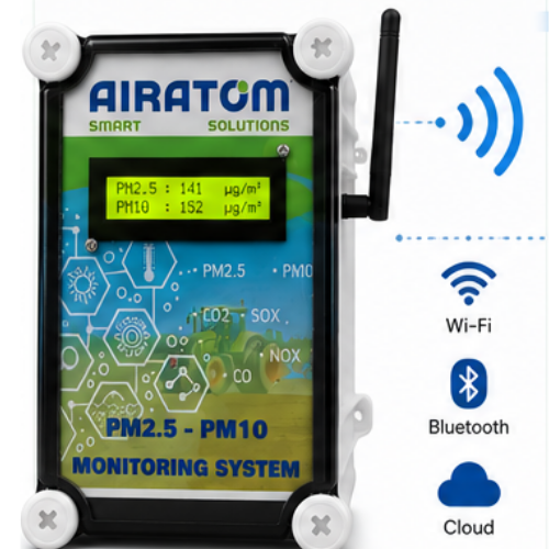 PM2.5 PM10 Dust Monitoring System | Outdoor Air Quality Monitoring System